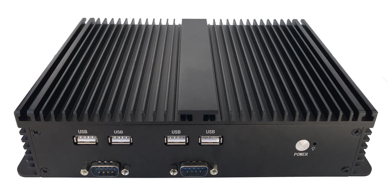 Powered Mini Pc I3 I5 I7 Core Industrial Computer Fanless Embedded Mini Box Pc With 5005U 5550U CPU 6 USB RS-232 2 4LAN