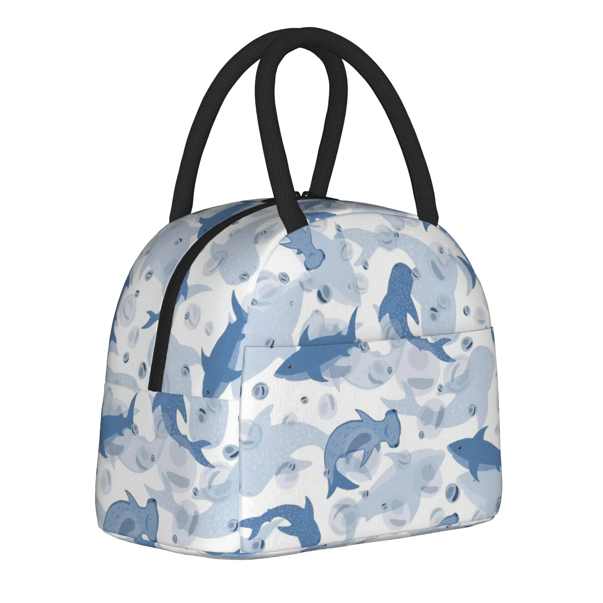 Animal Shark Cartoon Insulated Lunch Bags Thermal Bag Reusable,Meal Container  Leakproof Tote Lunch Box Food Bag Office  Outdoor