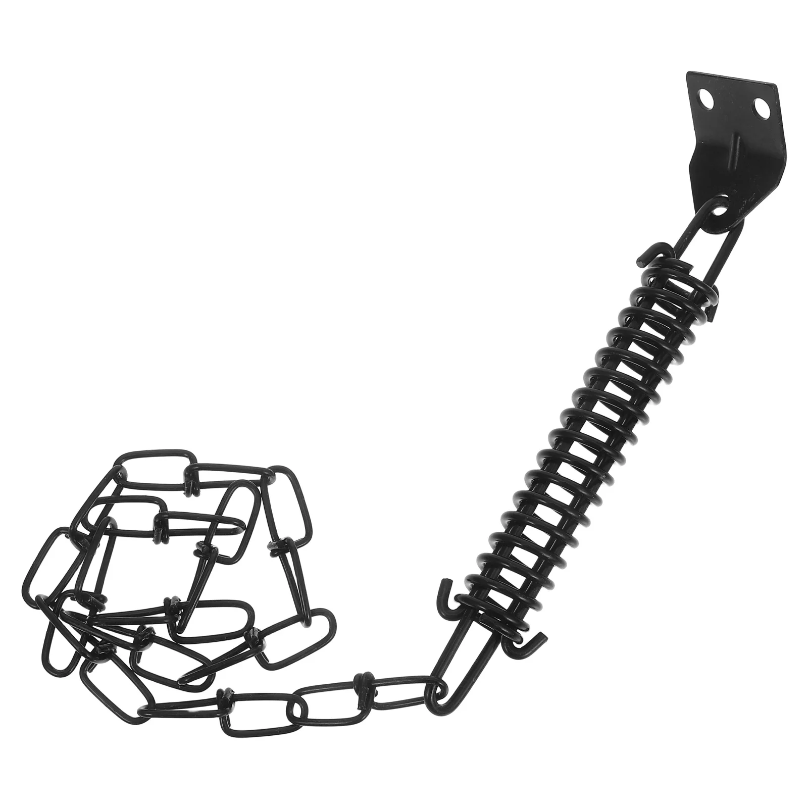 

1Set Door Lock Chain Heavy Duty Anti-Theft Storm Door Closer Windproof Iron Security Chain for Front Back Garage Doors