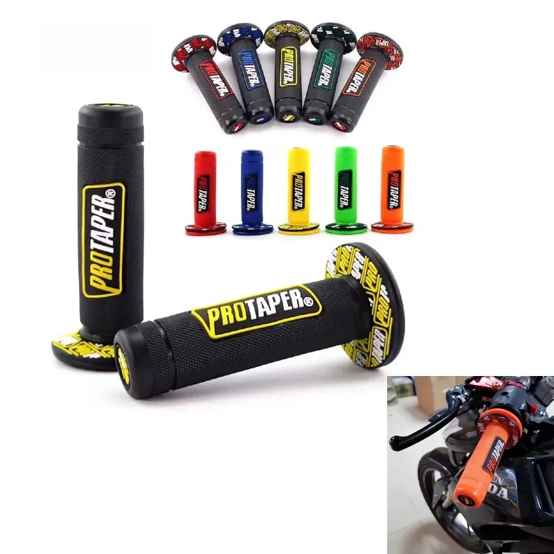 

7/8" Motorcycle Handlebar Grip Gel Brake Handle Rubber for ATV Dirt Bike Quick Turn Throttle Grips PRO Soft Rubbers Sleeve Refit