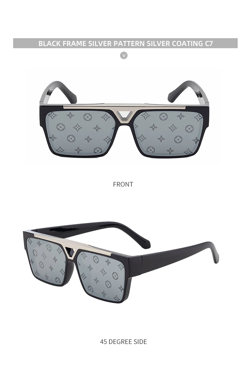 Steampunk Quadratische Polarisierte Sonnenbrille für Herren 2026 Luxusmarke Vintage Klassische Fahrerbrille für Männer Modische Punk-Eyewear – Detail 21