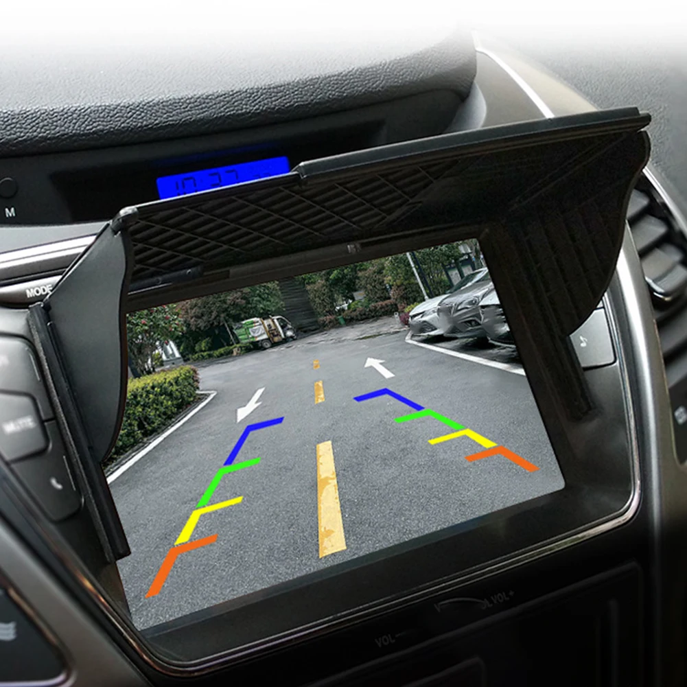 

Крышка навигационного объектива Антибликовый бленда Безопасность вождения Регулируемая конструкция Подходит для ширины дисплея Ширина дисплея 145-245 мм