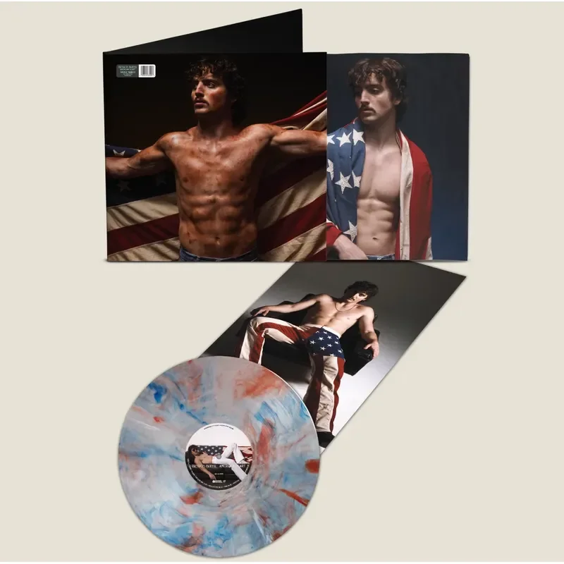 

Red White Blue Glue Benson Boone American Heart Vinyl LP for Record Player