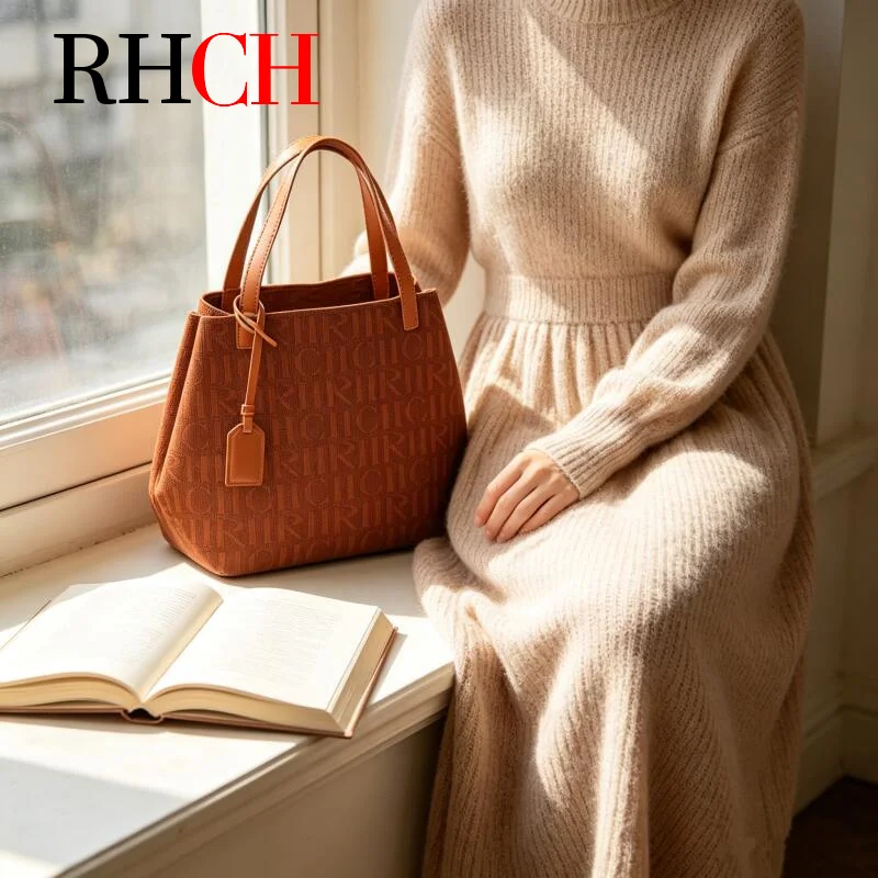 Tas Tote Rajut Wanita dengan H - Women Bags For Office Use ulasan dan harga