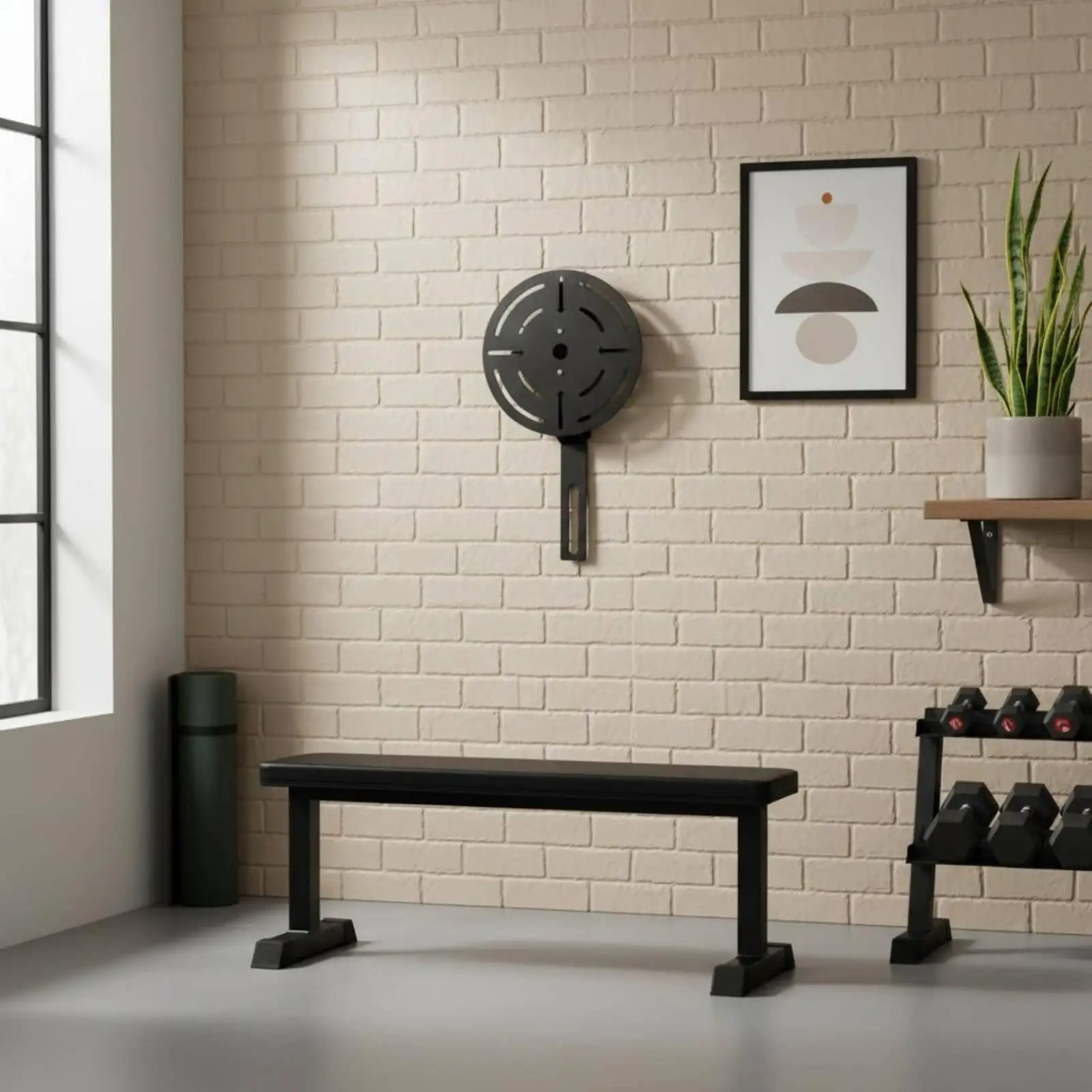Durable Steel Gym Training Ball Target Precision Rack Attach Accessory for Improved Accuracy for Sport Material Gym