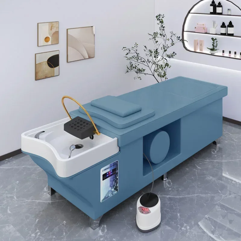 

Barber Head Spa Shampoo Bed Water Therapy Professional Beauty Salon Chair Japanese Treatment Cadeira Spa Furniture LJ50SC