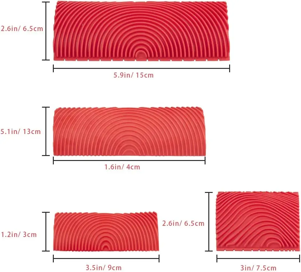 2-częściowe narzędzie do malowania drewna Gumowe narzędzie do malowania drewna Domowe narzędzie do malowania ścian Ziarno drewna Wzór Guma DIY do dekoracji ścian