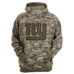 2024 Spring and Autumn New Men's Fashion Casual Hooded Sweater 3D Camo Pattern Print Hip Hop Street Loose Plus Size Pullover