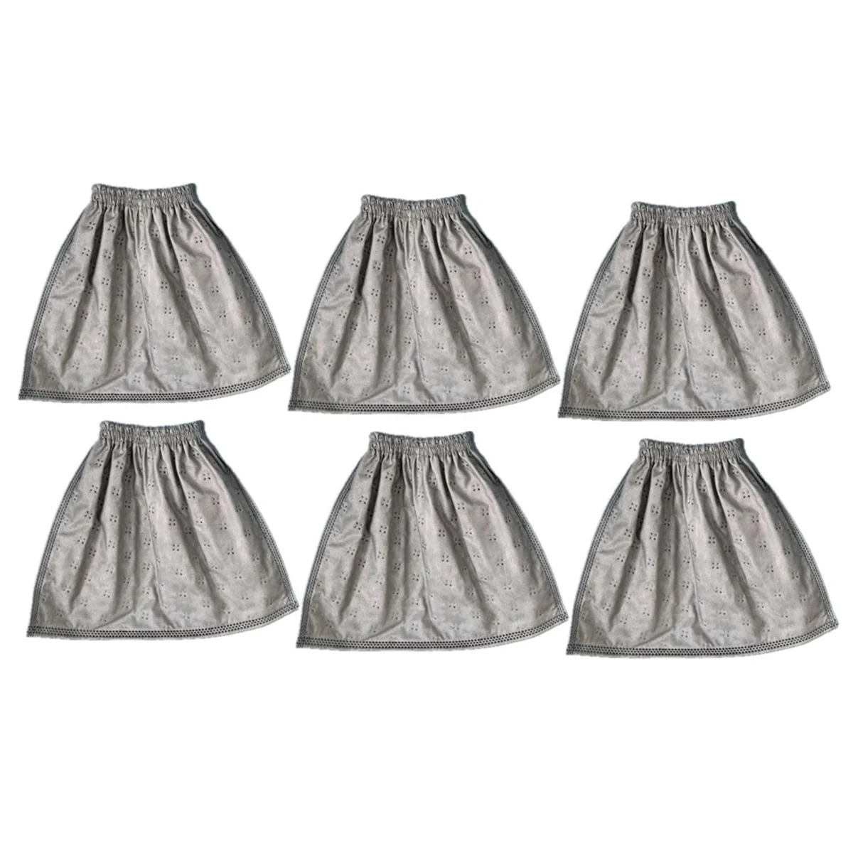 6PCS Suitable for Lavor Vacuum Cleaner Accessories 5.212.0101 Series Gray Filter Bag