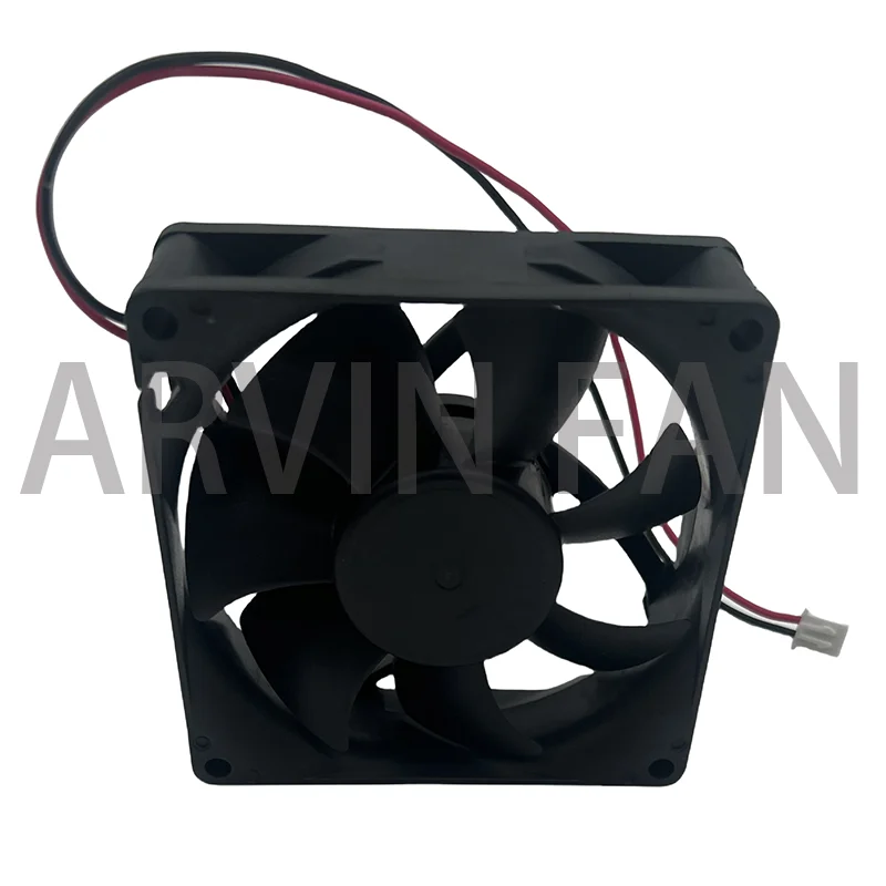 RDV8025B1 ventilador de refrigeración de alto volumen para fuente de alimentación, 8cm, 80mm, 80x80x25mm, 12V, 0.80A, 2 cables, 2 pines, bolas dobles