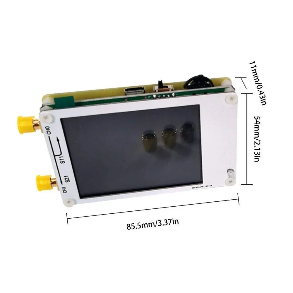 White  FOR NANOVNA  Vector Network Analyzer Portable Spectrum Analyzer 50kHz  For Test Measurement Tool Accessory