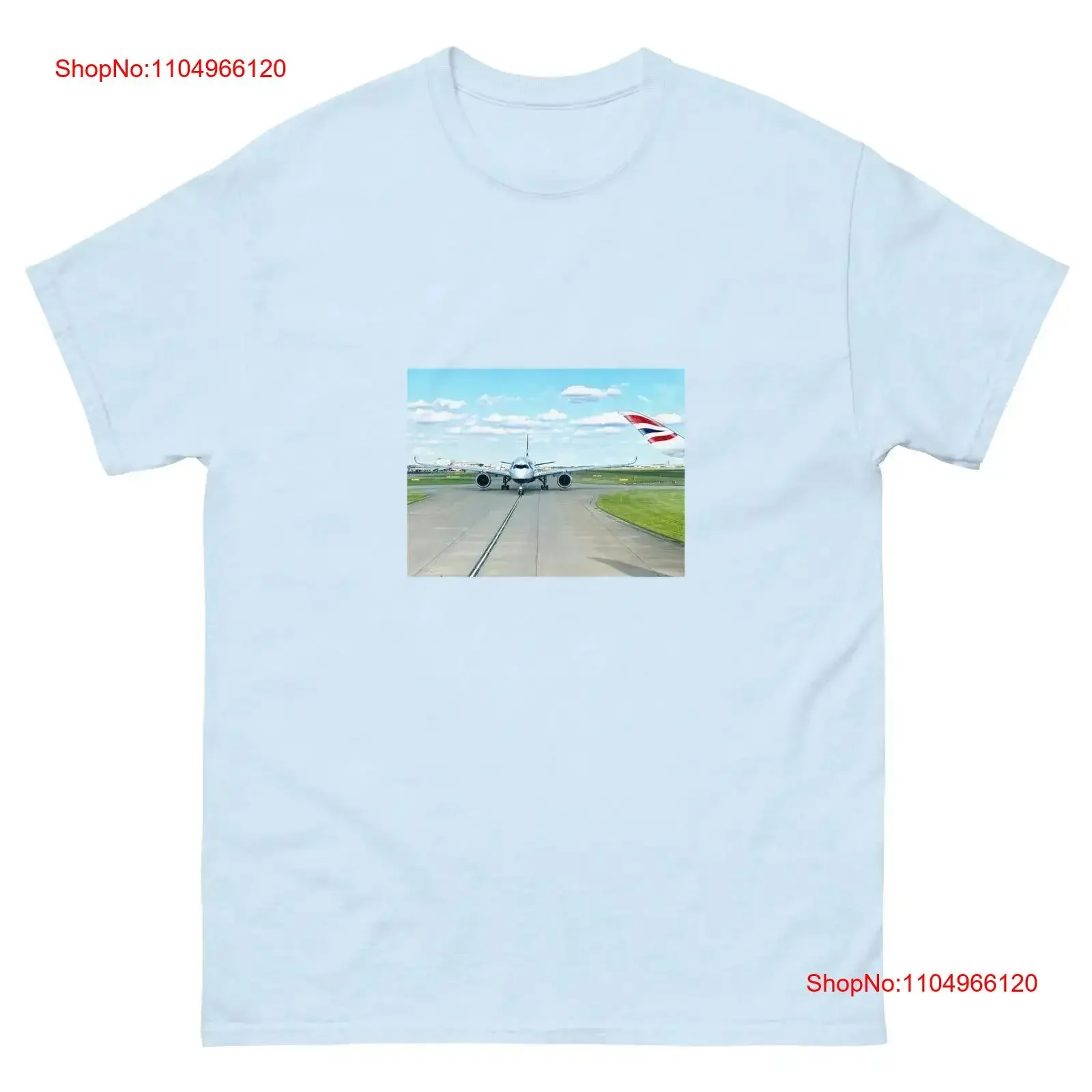 British Airways A350 wingtip taxiing LHR JFK lax EGLL camiseta clásica vintage lavada ligeramente cómoda para uso diario