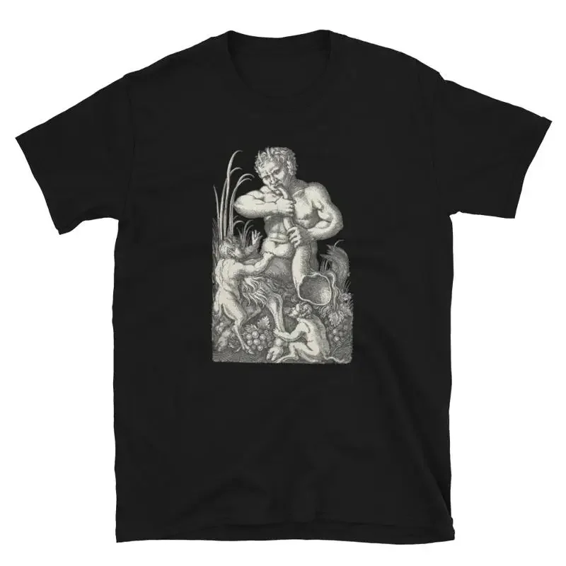 Thy God Pan Horn Blower Paganism Occult T Shirt