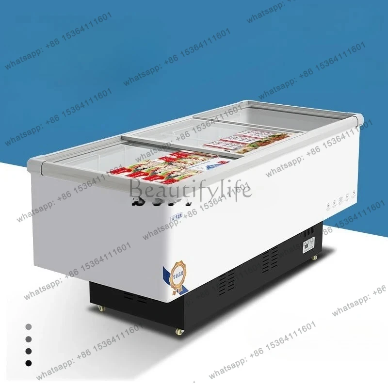 Horizontal Freezer Low Temperature Multi-Functional Refrigeration Preservation Commercial Use Flat One-Key Conversion Freezer