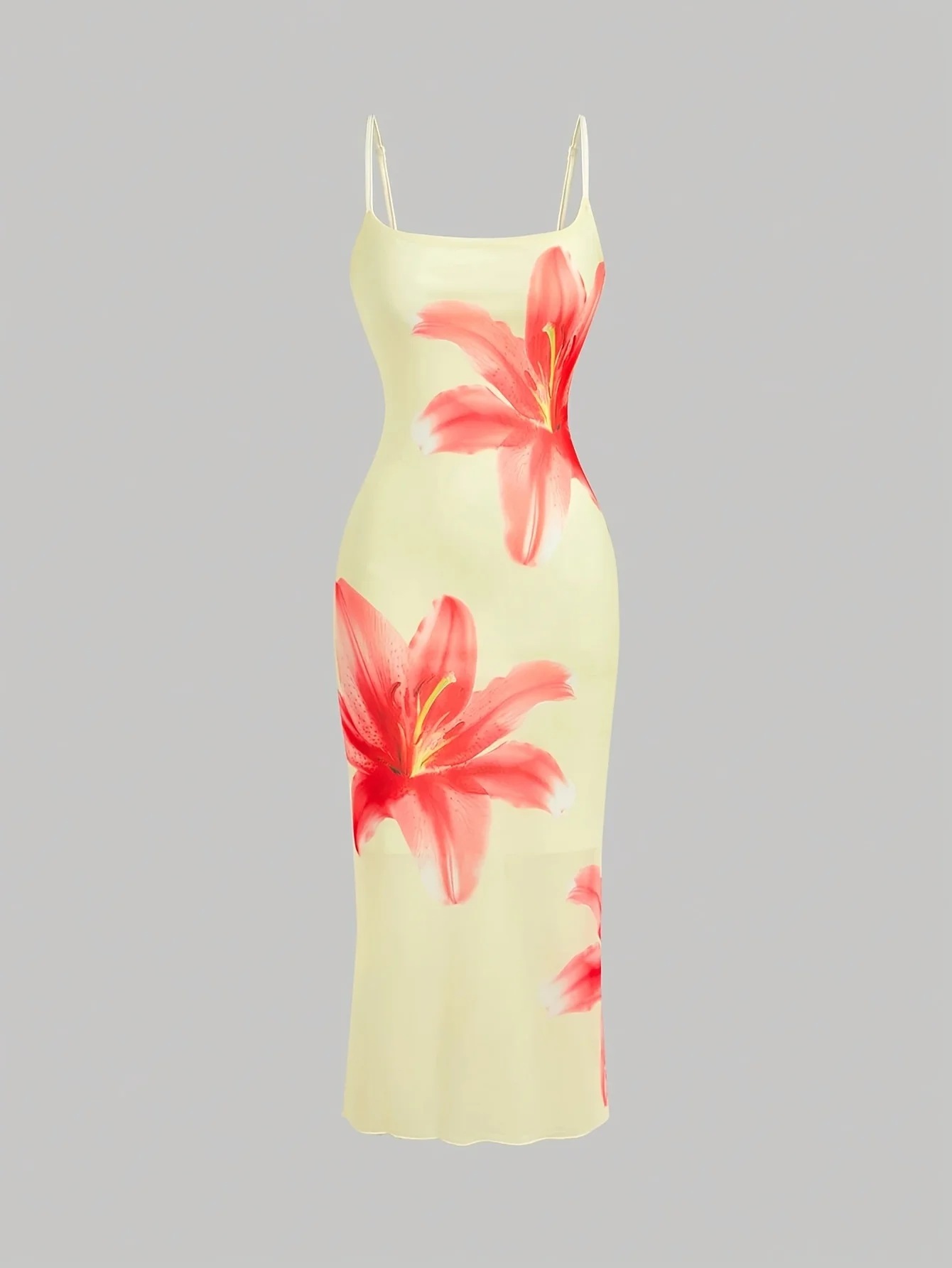 Elegante zomerjurk met bloemenprint, jurk in resortstijl