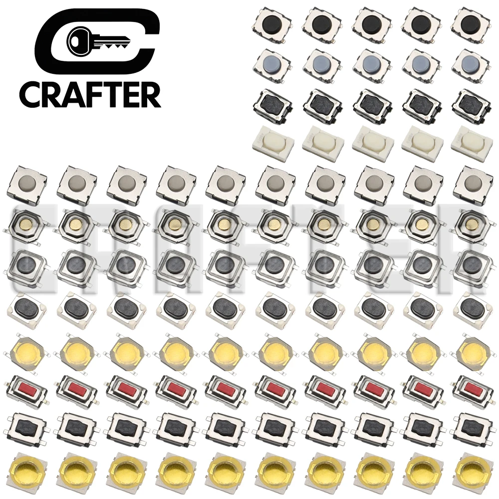 Key Crafters Cay Key Button Replacement Kit Universal Remote Key Buttons Specialized For Key Repairs