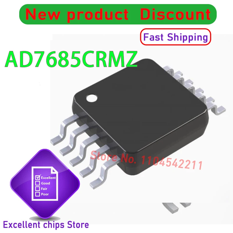 

1 шт./лот, 100% новый оригинальный чипсет AD7685CRMZ AD7685BRMZ AD7685ARMZ SOP