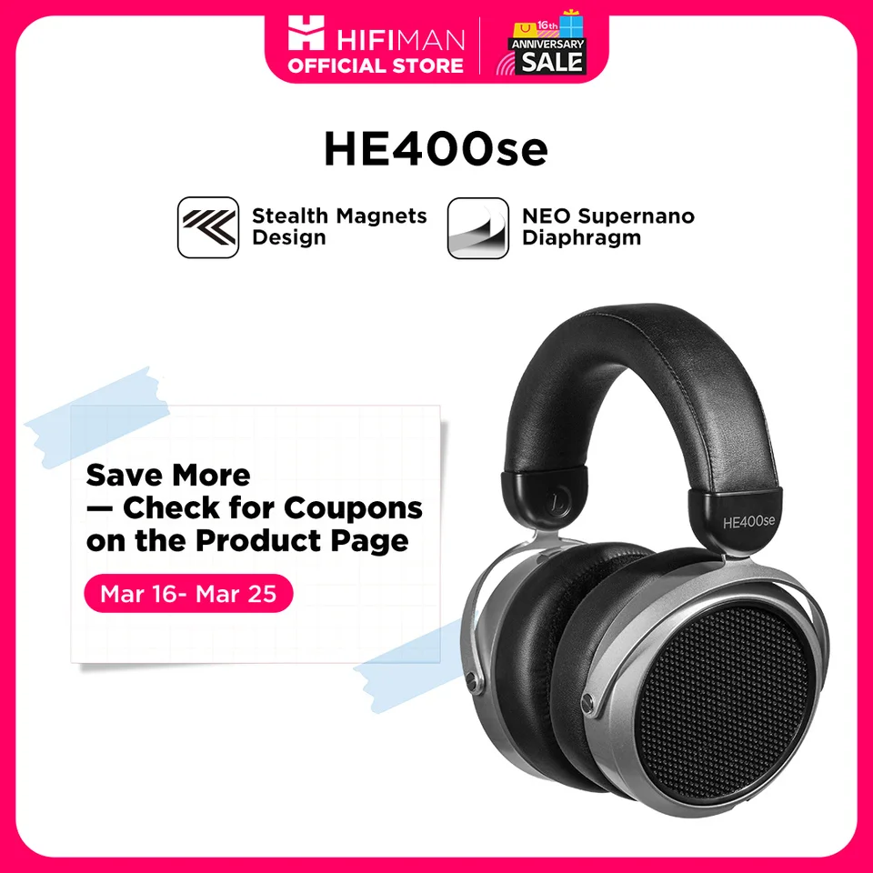 HIFIMAN HE400SE ステルス マグネット オーバーイヤー オープンバック