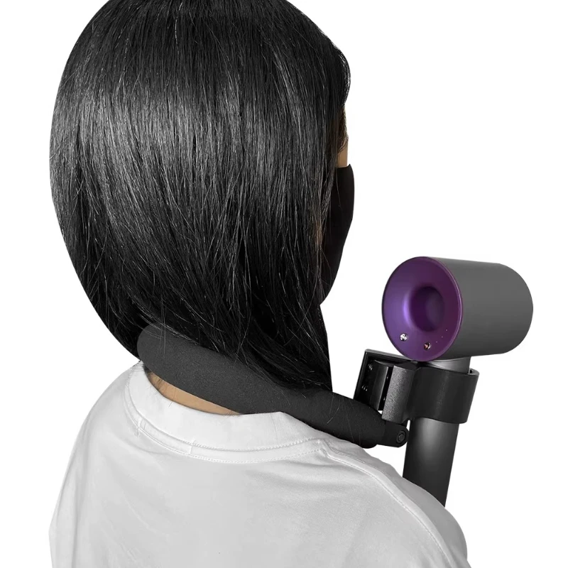 Pet electric hair dryer neck bracket, universal adjustment, free hands hair pulling and combing