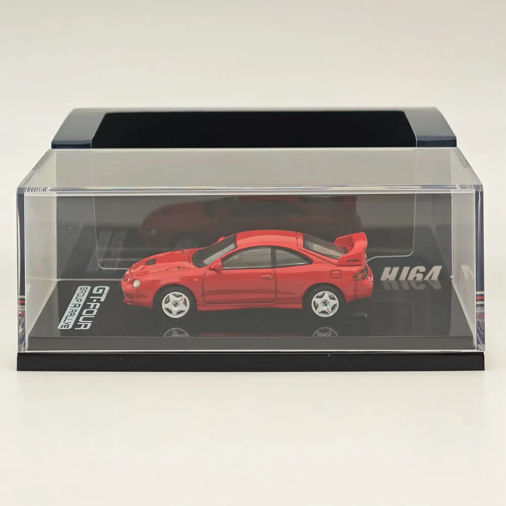 1/64 Хобби Япония для CELICA GT-FOUR ST205 JDM STYLE Red HJ 642064 Литые модели AR, коллекция автомобилей, автоигрушки в подарок