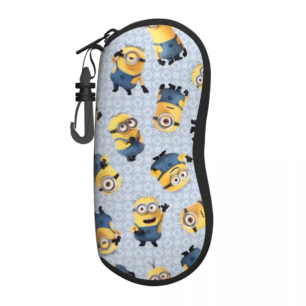 

Cartoon Animation Minions Eyeglass Glasses Case Men Women Soft Sunglasses Protective Bag