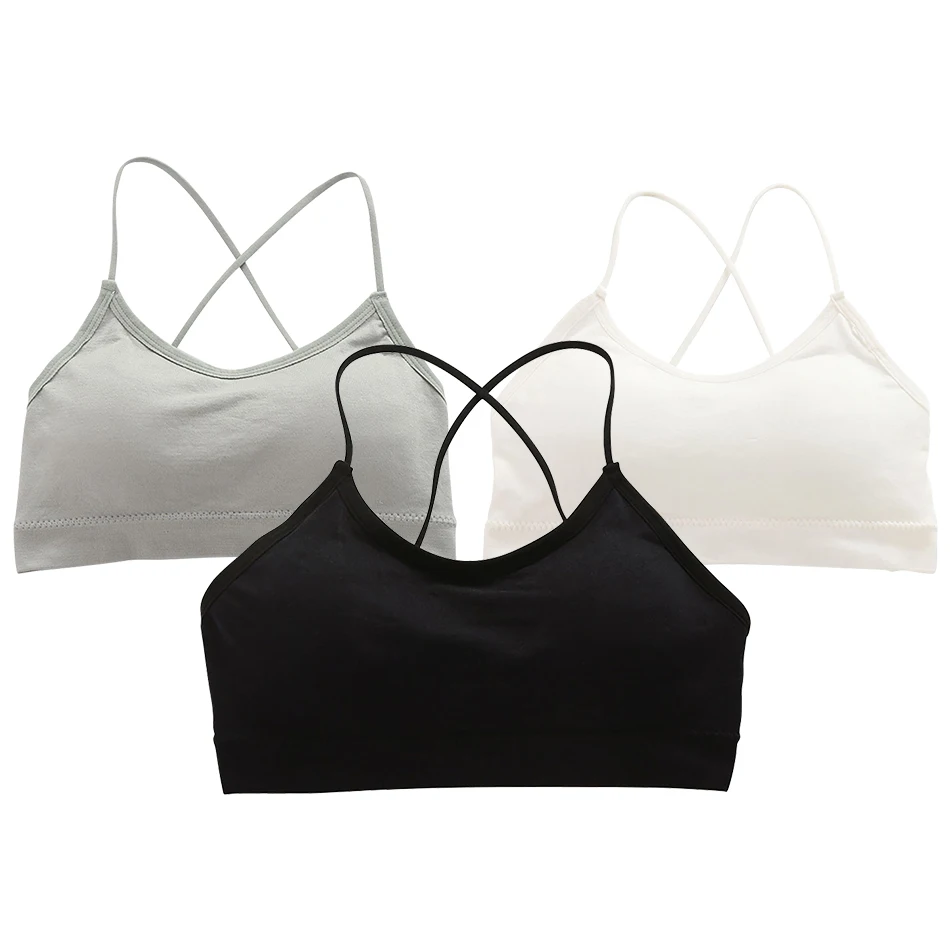 Trendsetting Sportswear Women Double Strap Racerback Camisoles Versatile Stylish Bras for Spring and Summer Outdoor Activities