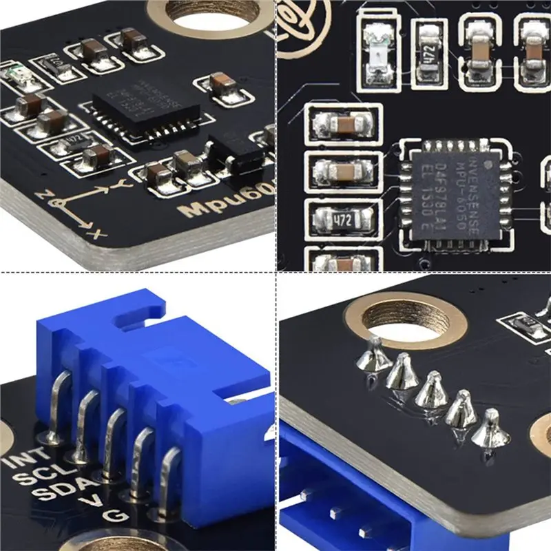 T31C-MPU6050 Sensor Module Six Axis Sensor Module 3D Angle 3 Axis Acceleration Gyroscope