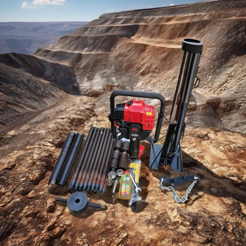 Hydraulic Core Drilling Rigs Portable Diamond Core Borrowing Rig for Geological Exploration and Environmental Testing