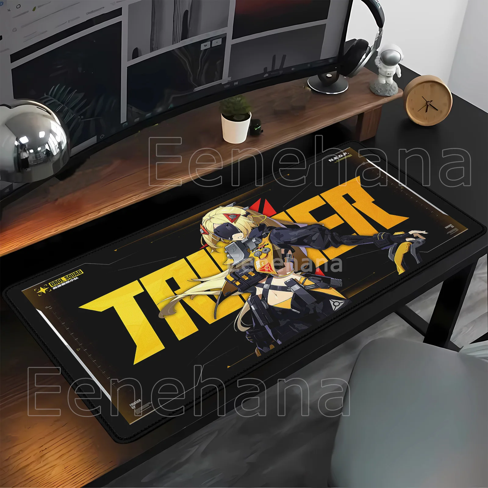 Yidhari Ye Shunguang‌ Ellen Joe ‌Mouse Pad Anime Girl ZZZ Zenless Zone Zero Gaming XXL PC Keyboard HD Printing overlock Desk Mat