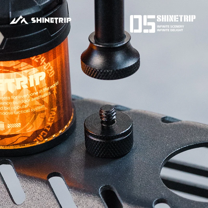 Camping Light Screw Accessories ShineTrip Aluminum Alloy 1/4 Screw Thread Nut 05 Light Array Series 19 Light Screw Accessories
