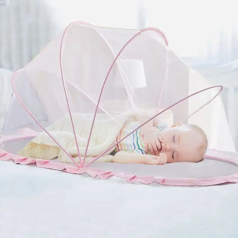 Fly Net for Babies Baby Installation Portable Foldable Babies Beds Children Play Tent  Children\'s Mosquito Net Baby Crib Net