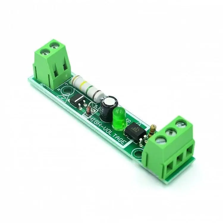 1 3 8 Bit AC 220V Modulo di Isolamento Accoppiatore Ottico Scheda di Rilevamento di Tensione Adaptive 3-5V Per PLC Isolamento Fotoaccoppiatore Modulo