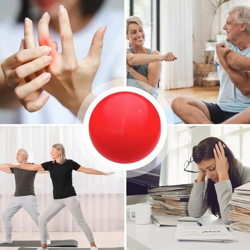 Hand Exercise Ball Soft Grip Strengthening Massage Ball Finger Sports Ball Massage Grip Strength Hand Ball