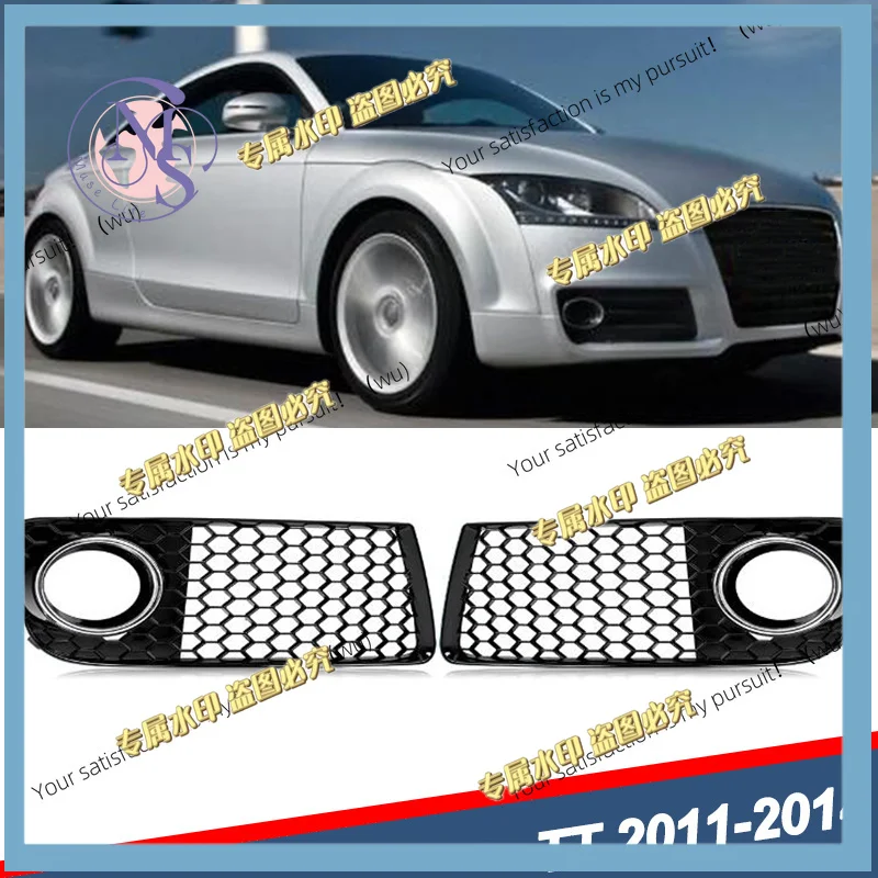 For Audi TT MK2 8J Front Bumper Fog Light Grills Grille Honeycomb Mesh Fog Light Lamp Cover 2010 2011 2012 2013 2014  8J0807682J