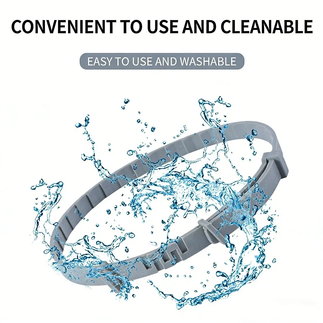 Pet Flea Collars Cat & Dog Safe Effective External Deworming Neck Collars Calming Cat Anxiety Relief Stress image 2