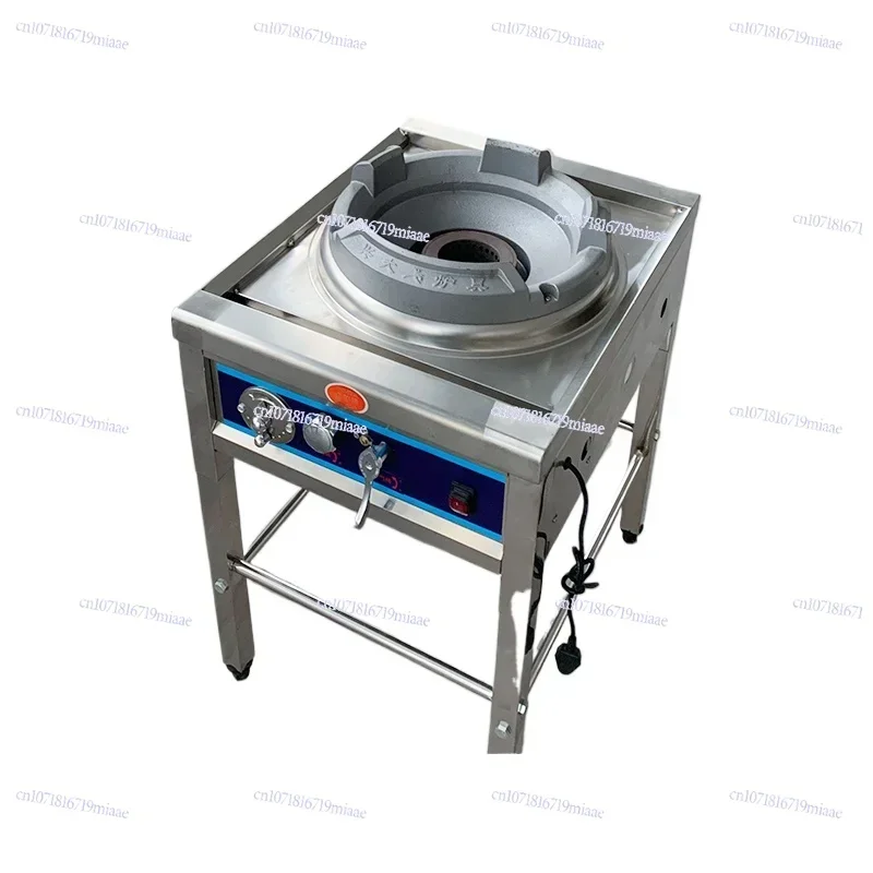Desktop gas stove with fan flameout protection, hotel special stove