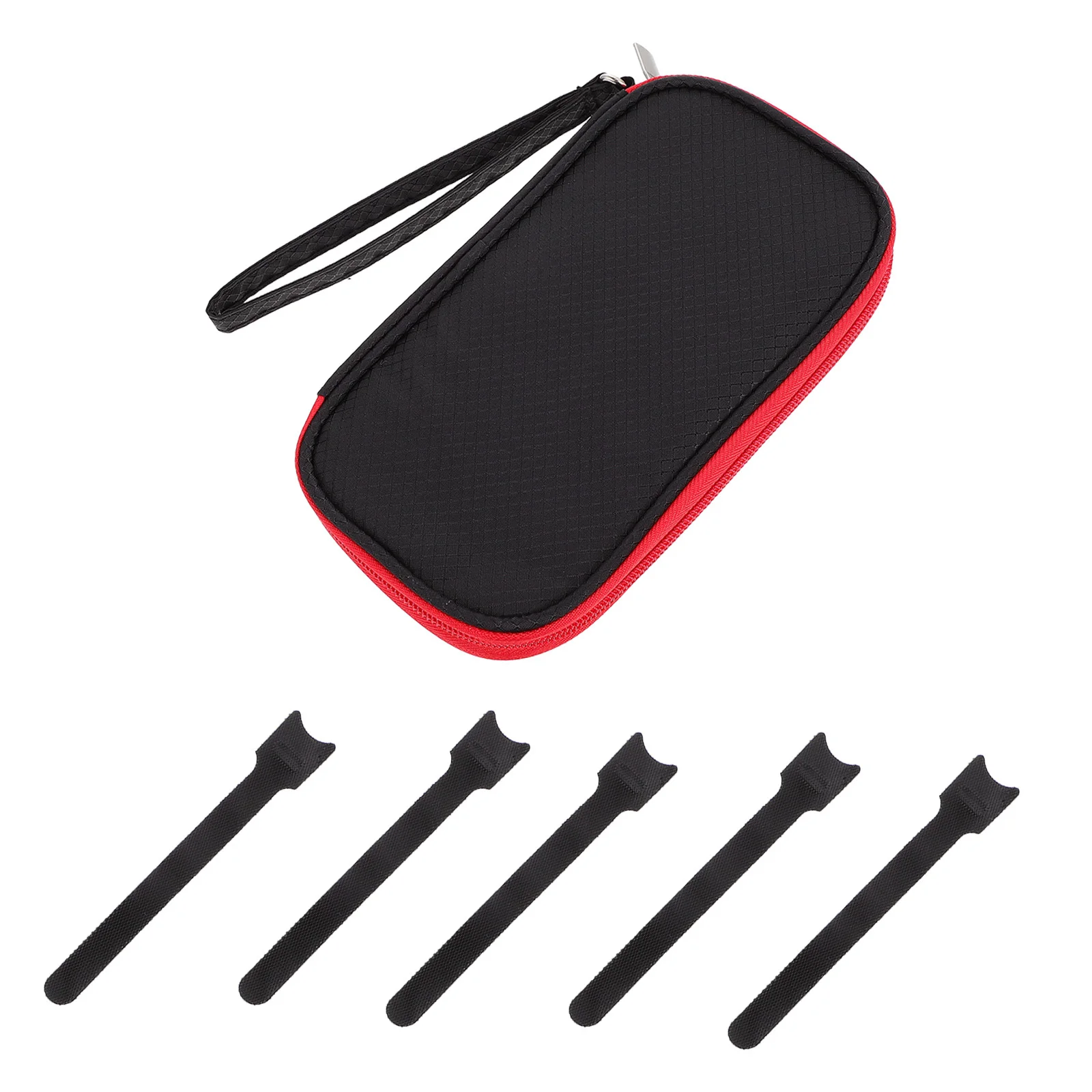 

Waterproof Digital Accessories Storage Bag Usb Cable Organizer Pouch Holder Premium Zipper Mesh Pockets Elastic Loops