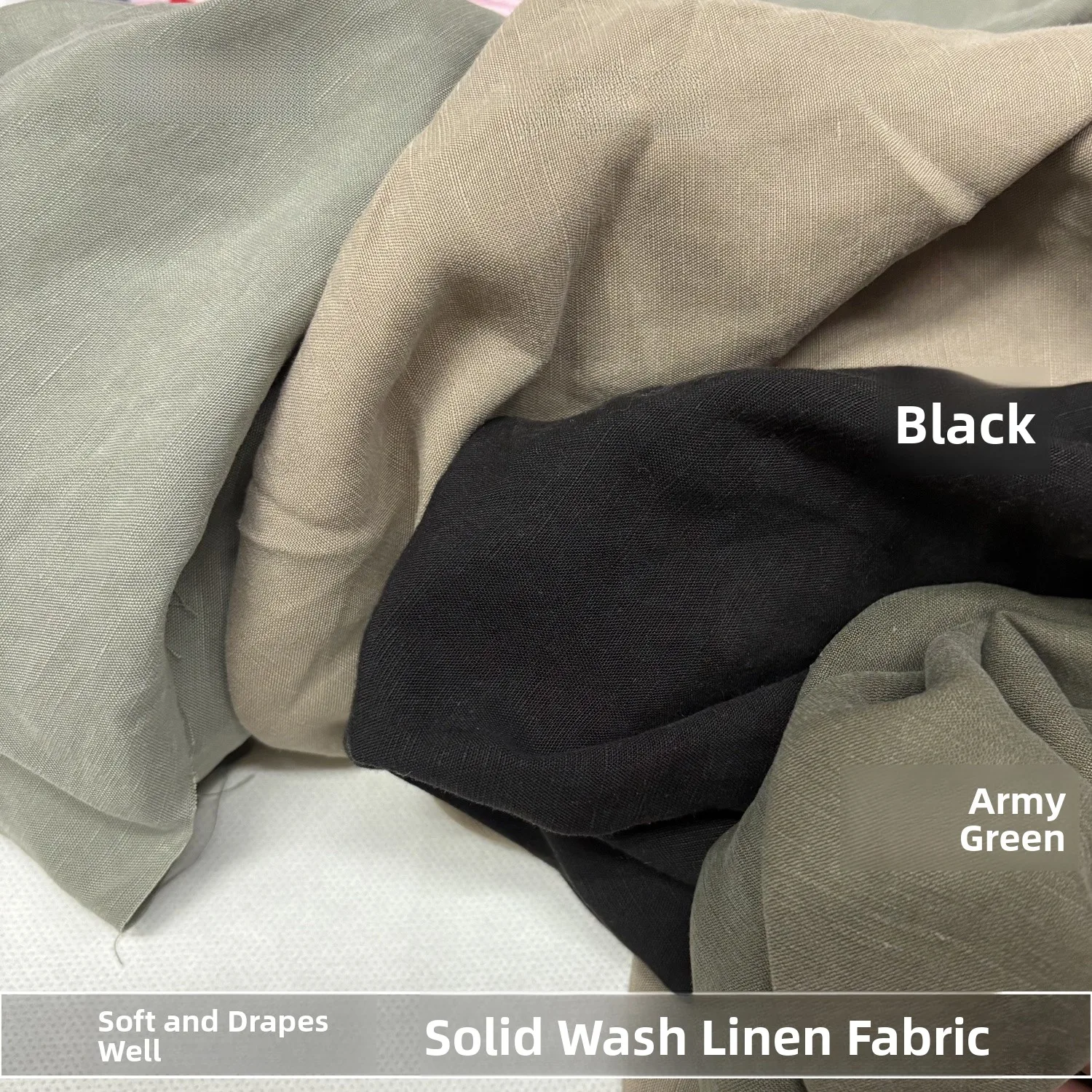 

Мягкие льняные брюки с широкими штанинами, летние, прохладные, тонкие, из хлопка и льна, повседневные, однотонные