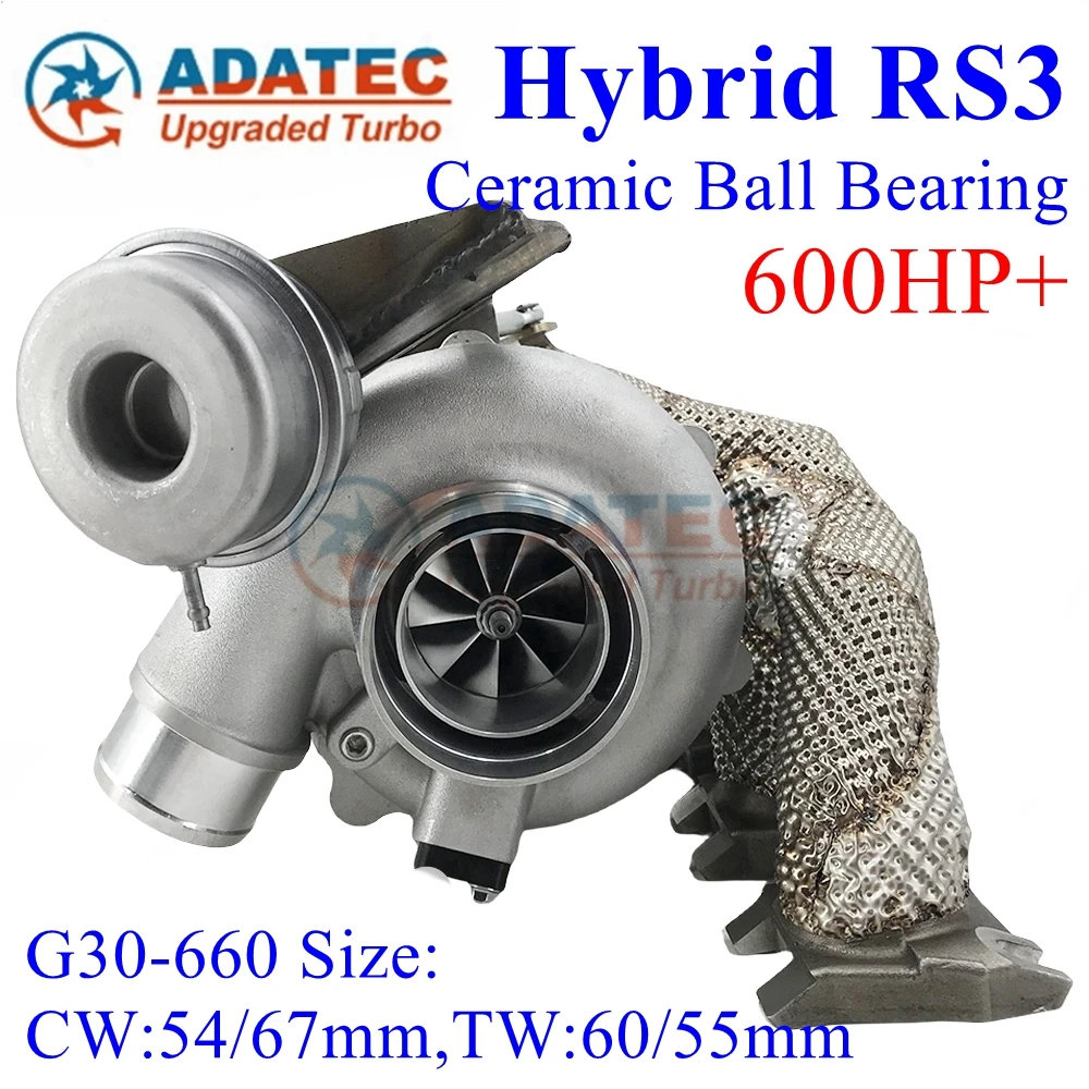 Upgrade Turbine 18559880021 Hybrid RS3 G30-660 Size 18559700021 Turbo 07K145701J 07K145701L Turbine For TT RS3 2.5 TFSI engine
