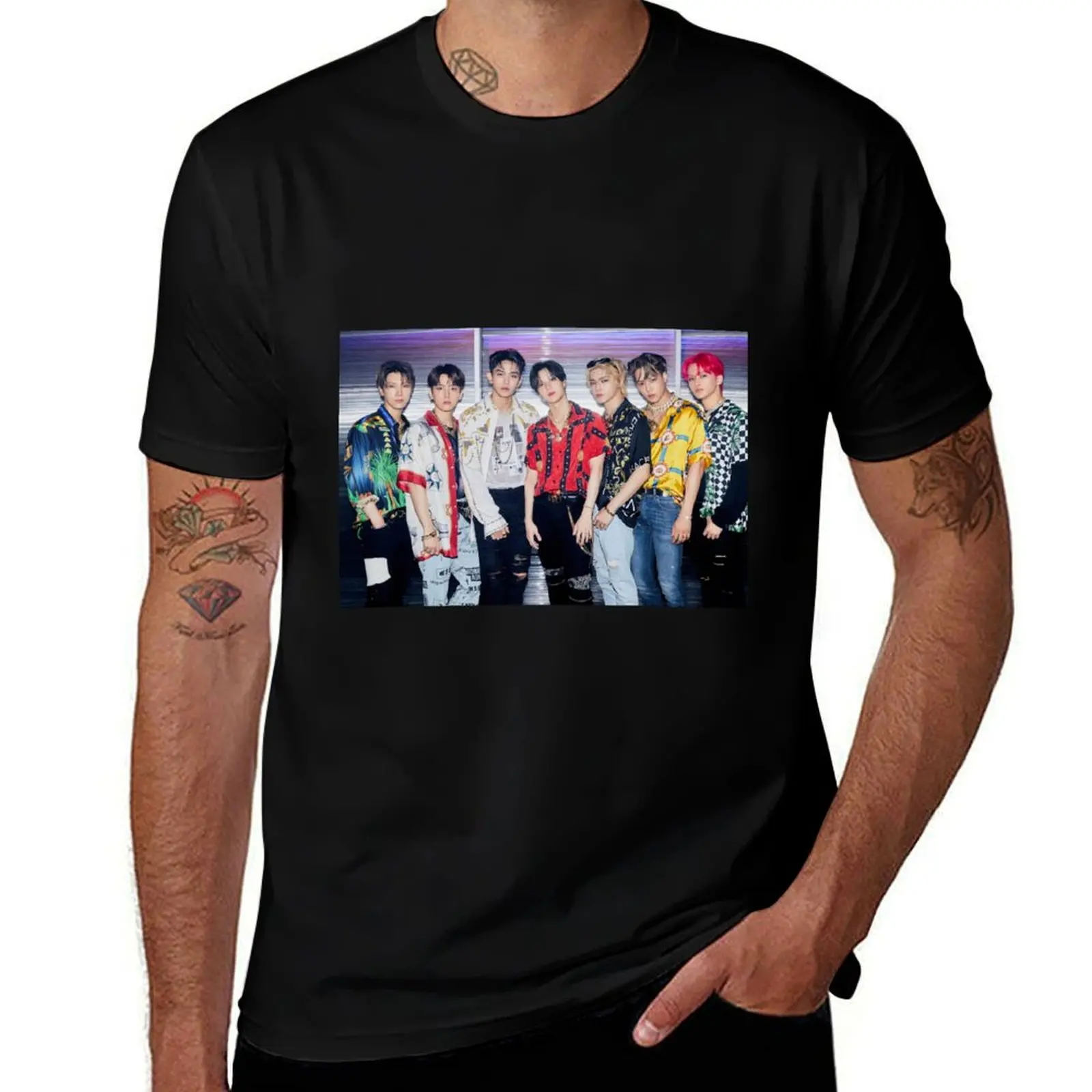 SUPERM SUPER ONE TIGER INSIDE T-Shirt Work Wear Breathable Tee T-Shirt
