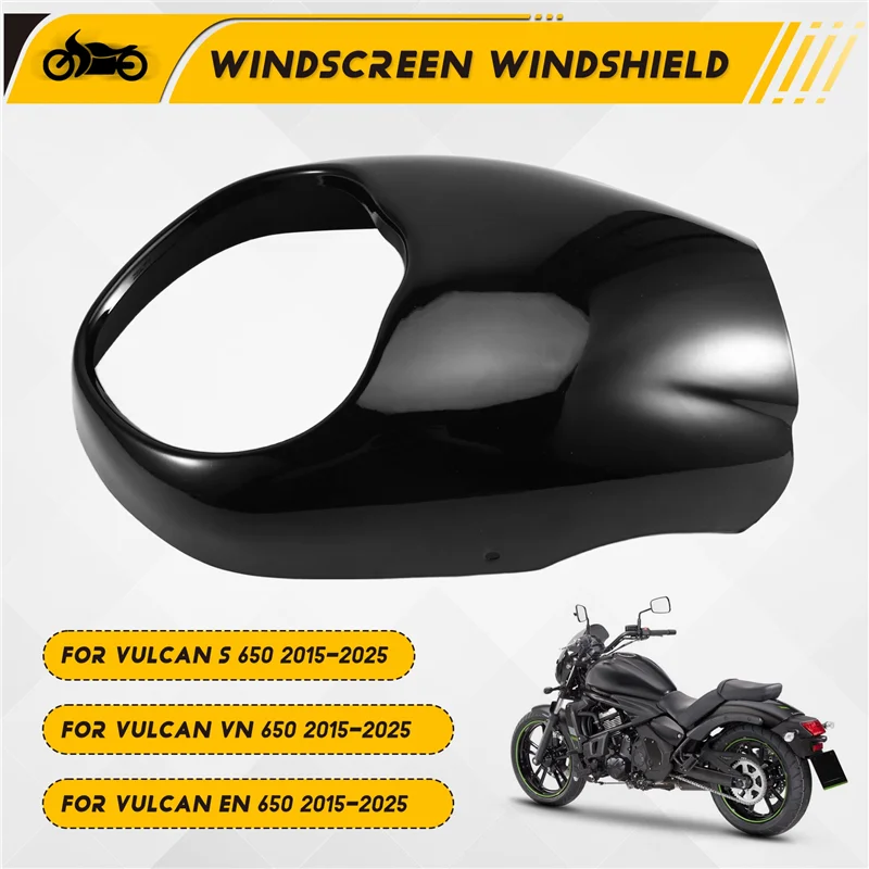 

AB56-лобовое стекло щит обтекатель ветровой дефлектор для Kawasaki Vulcan S650 EN650 2015-2025 аксессуары для мотоциклов