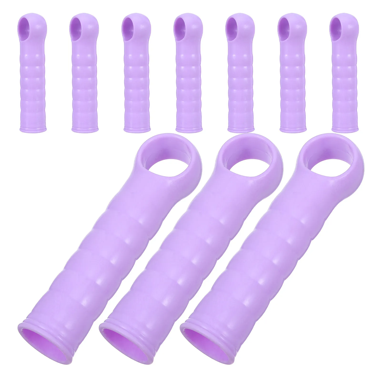 10Pcs Mop Handle Grip Replacement 22Mm Plastic Sleeve Non Slip Wear Resistant Broomstick Sleeve Mop Handle End Cap Cleaning