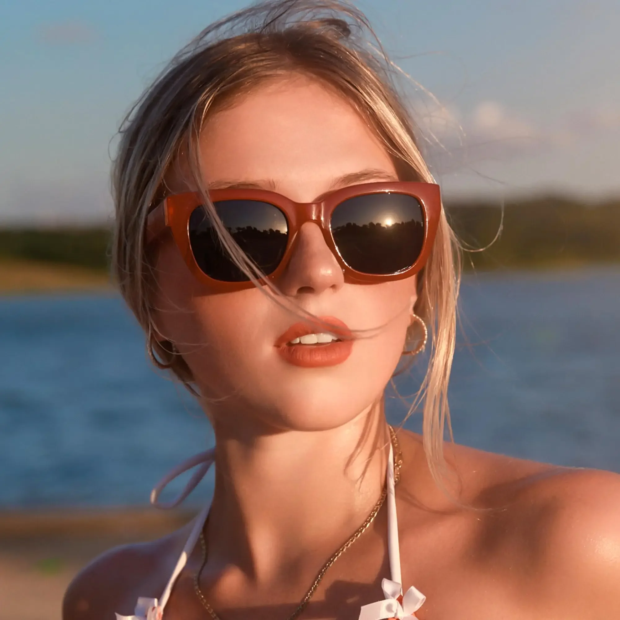 

BLUEMOKY 2025, оригинальные брендовые квадратные поляризационные солнцезащитные очки с шестигранной головкой для женщин, классические солнцезащитные очки с ацетатными оттенками, защита UV400