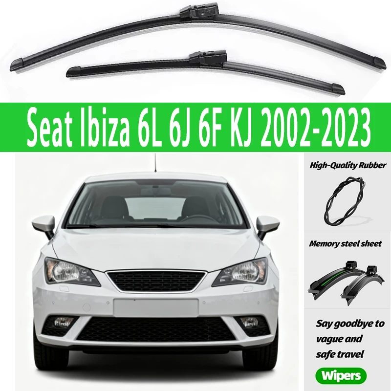 

2pcs Front Windshield Wiper Blades Windscreen Wipers For Seat Ibiza 6L 6J 6F KJ 2002-2023 2016 2017 2018 2019 2020 2021 2022