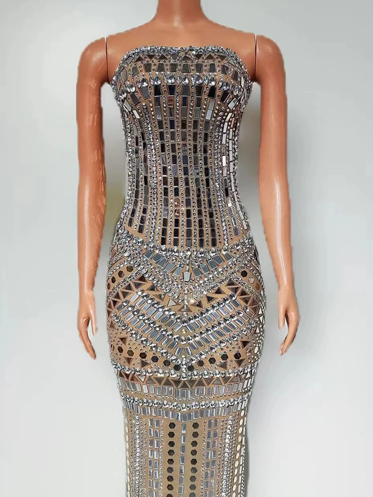 Wysokiej jakości seksowna sukienka z cekinami na gorąco 2025 Nowa moda niestandardowa odzież damska