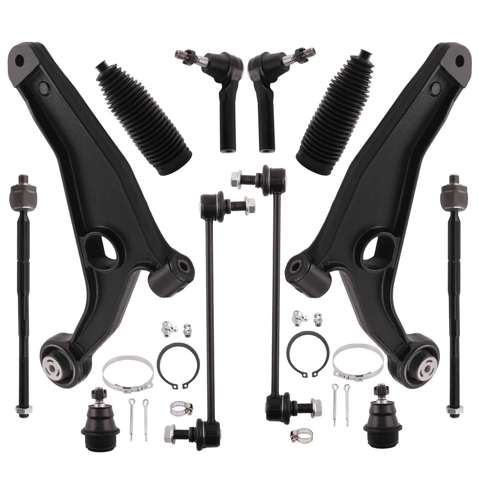MaXpeedingrods Factory 12x Front Suspension Lower Control Arm W/ Ball Joint Link for Dodge Journey 2009-2015 K641334 K641333