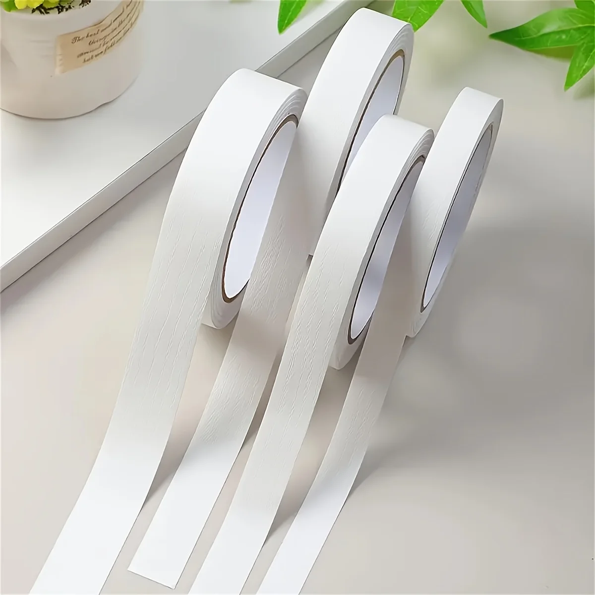 1PC 10m/393.7inch Wood Grain Stickers For Home Use Self-Adhesive Renovation Covering Repairing Wall Gaps Border Decoration Seam