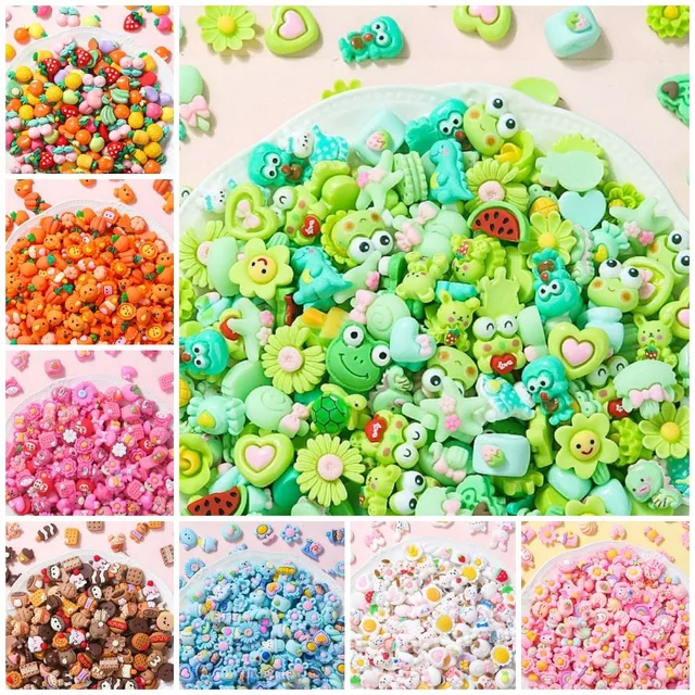 20 szt. Żywicy szlamowej sztuczne cukierki Charms Kawaii uroczy zestaw Flatback koralik do rękodzieła spinka do włosów etui na telefon Scrapbooking dostarczający zapas