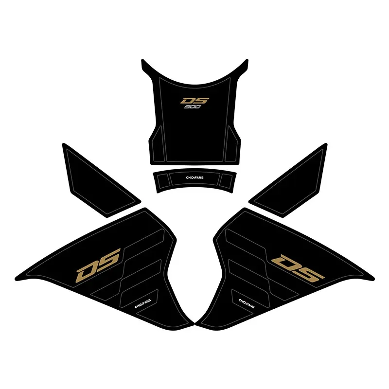 Motorcycle Accessories Decoration And Protection Rubber Gas Tank Thick Decals Fuel Tank Sticker Kits For VOGE DS900X 900 DSX