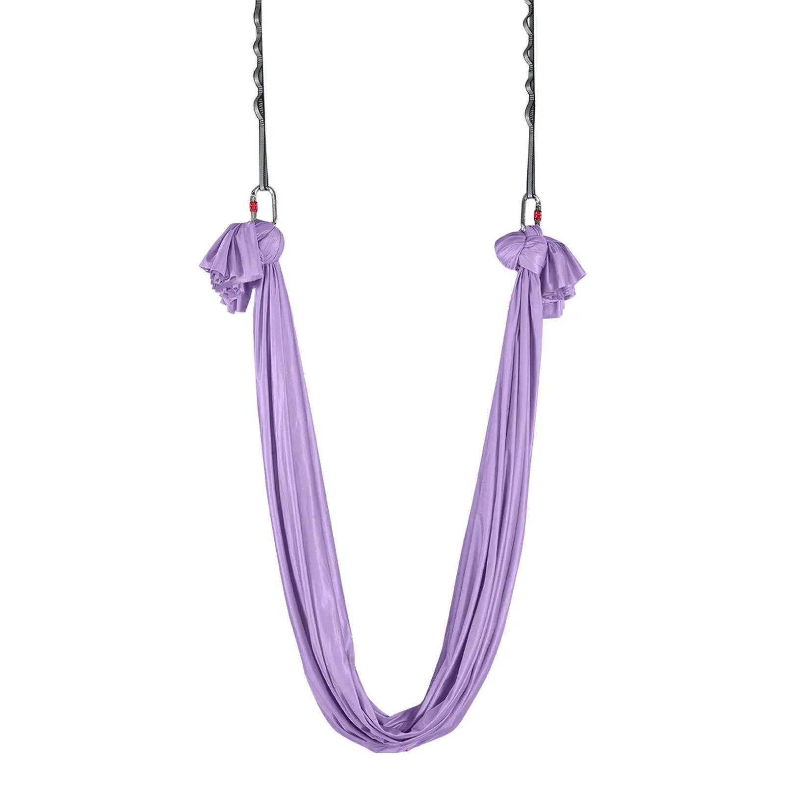 Aerial Yoga Hammock and Swing, Size 4.4, Yoga Starter Kit, Made of 100gsm Nylon Fabric, Anti-Gravity Flying, Purple